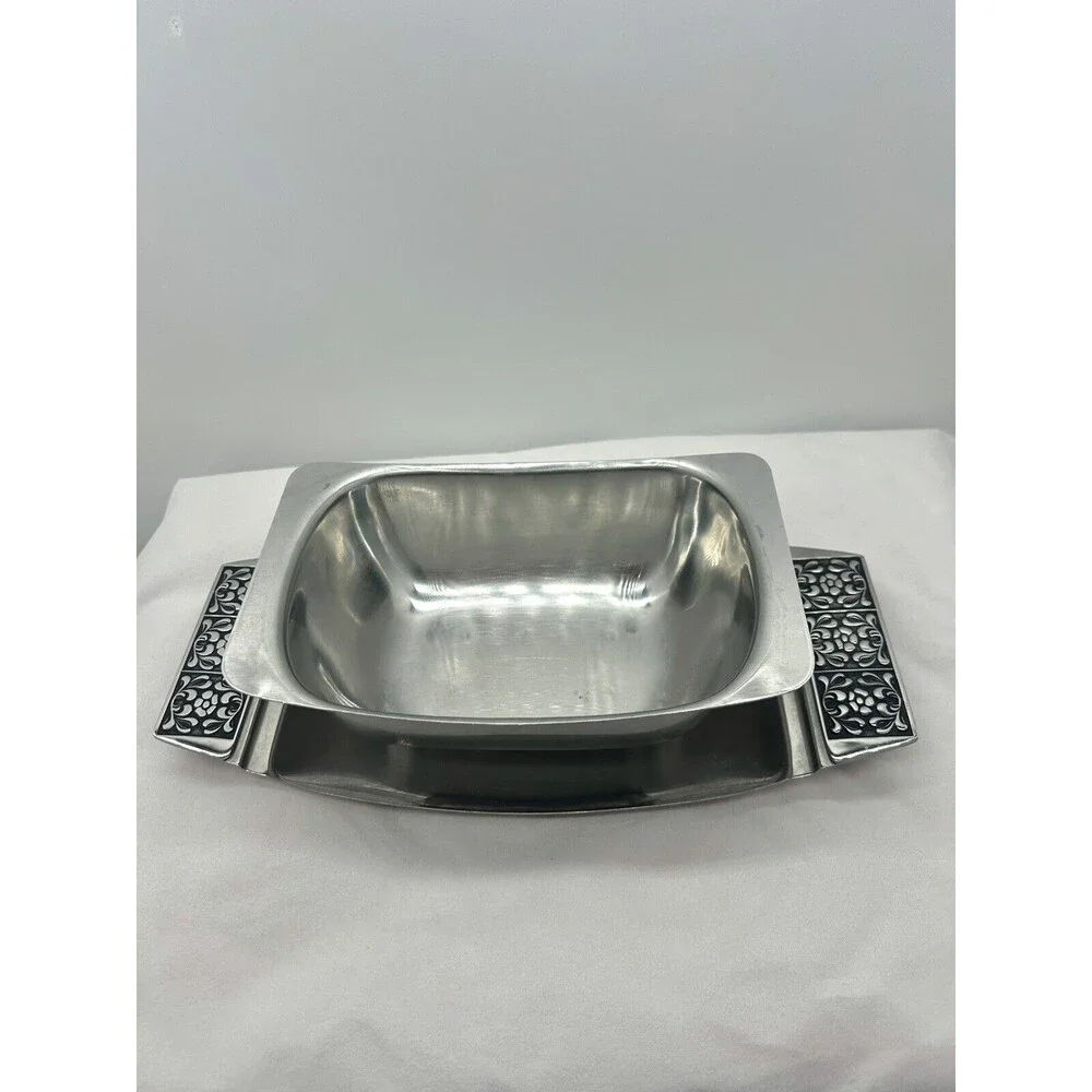 Velvet 18 Stainless Stanley Roberts Serving Bowl‎ Tray  6.5
